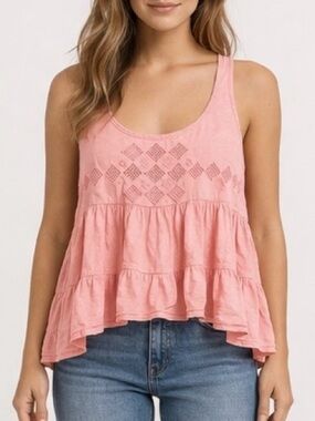 American Eagle Outfitters Vintage Y2K Women’s Pink Tank Top - Size Large